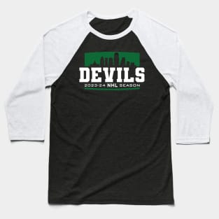 Devils Hockey 2023-24 Baseball T-Shirt